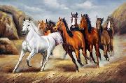 unknow artist Horses 024 oil painting on canvas